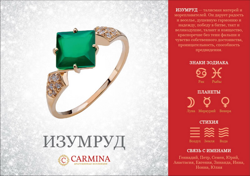 CARMINA - дизайн ювелирного магазина