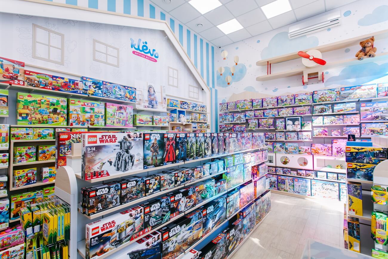 klevo - дизайн детского магазина,  дизайн магазина игрушек